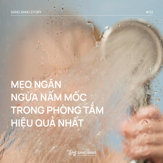 MẸO NGĂN NGỪA NẤM MỐC TRONG PHÒNG TẮM HIỆU QUẢ NHẤT