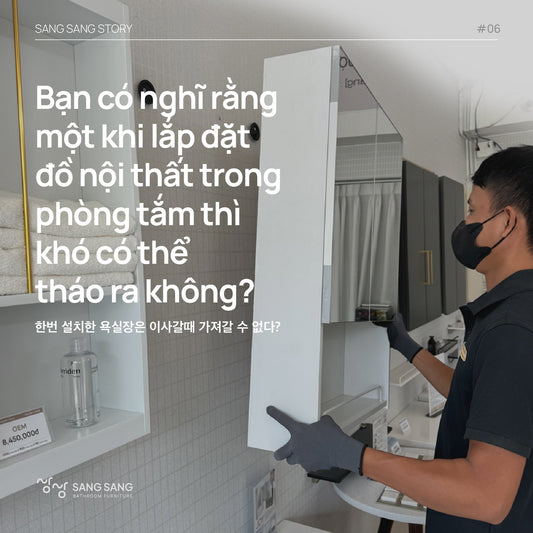 Bạn có nghĩ rằng nội thất treo tường rất khó để lắp đặt và tháo ra?