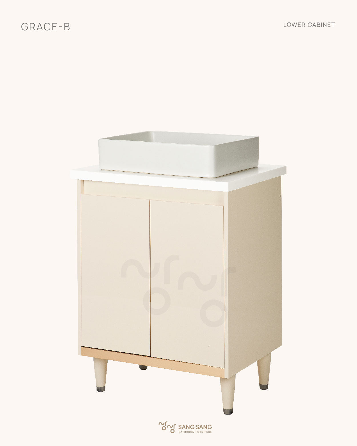 [GRACE-DC] Tủ Lavabo Chân Đứng Cao Cấp Sang Sang