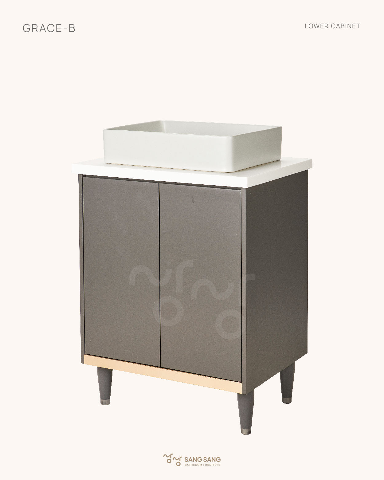 [GRACE-DG] Tủ Lavabo Chân Đứng Cao Cấp Sang Sang