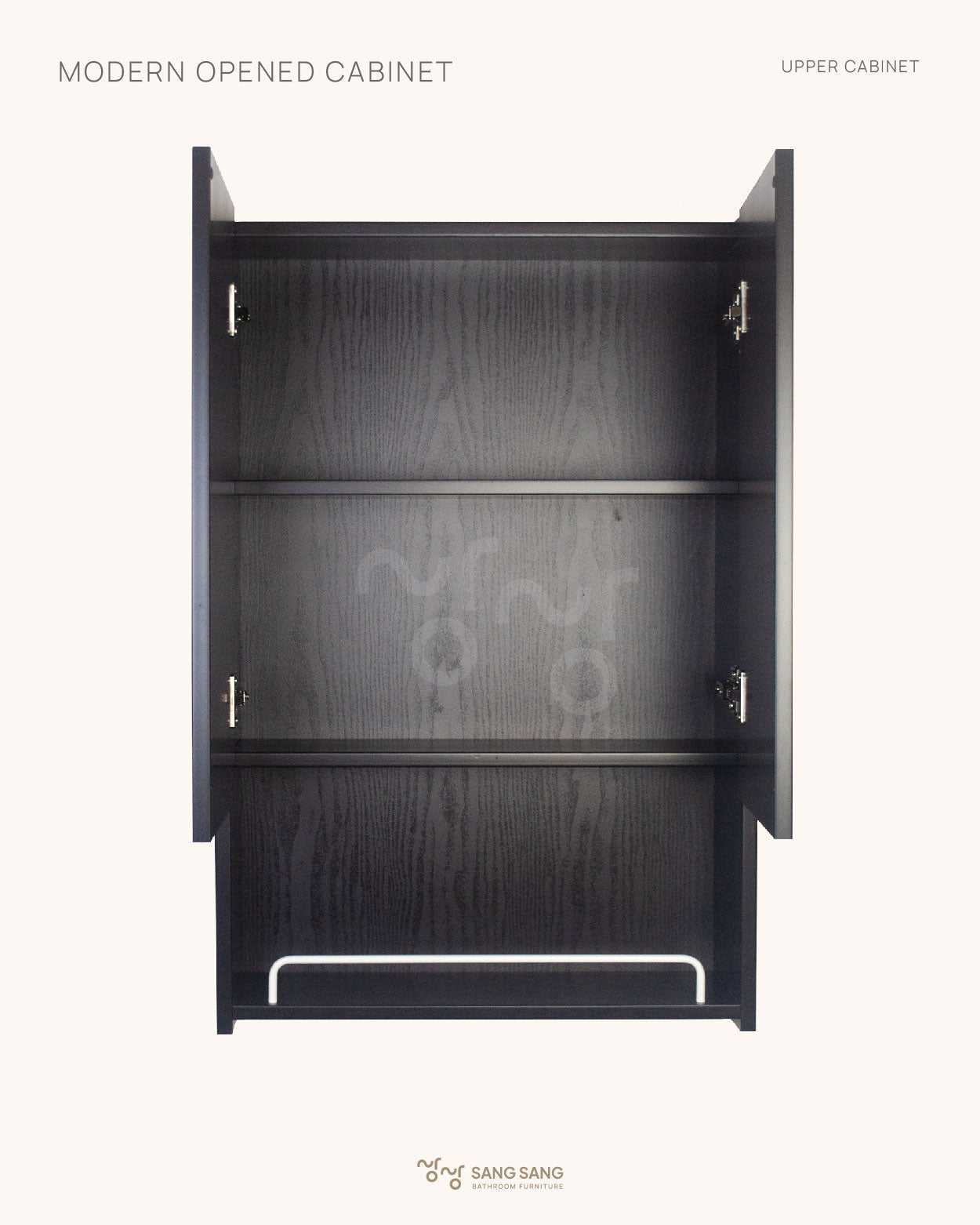 [MODERN OEPENED CABINET-B] Tủ Phòng Tắm Treo Tường Sang Sang